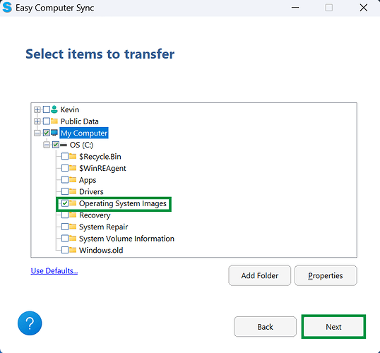 Easy Computer Sync - Transfer Data to New Computer Mode Demonstration|50%x50%