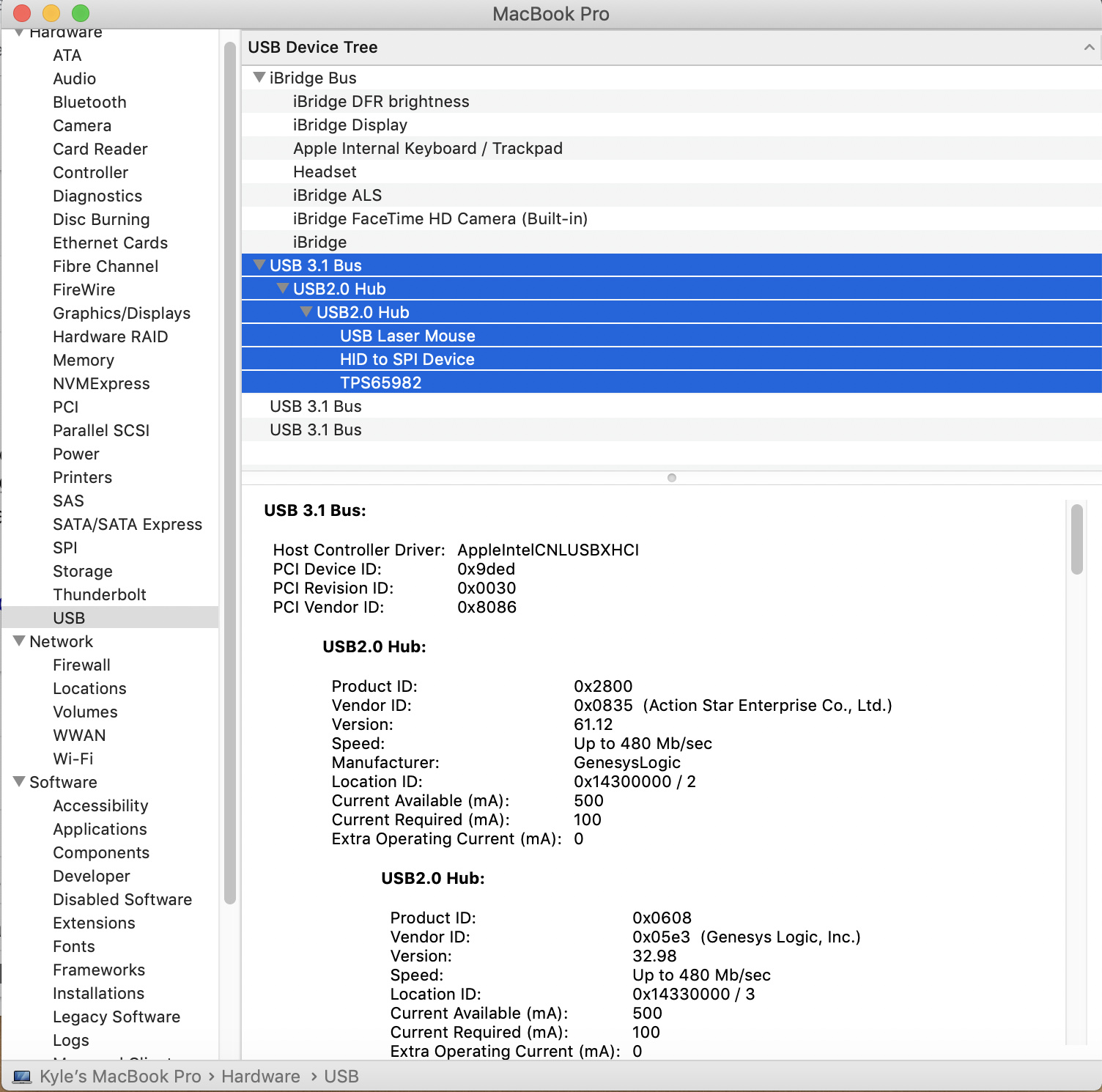 usb driver support for mac